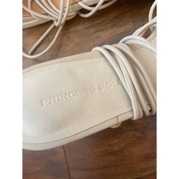 PRINCESS POLLY Calile Ankle Wrap Square Toe Sandal - Picture 7 of 8